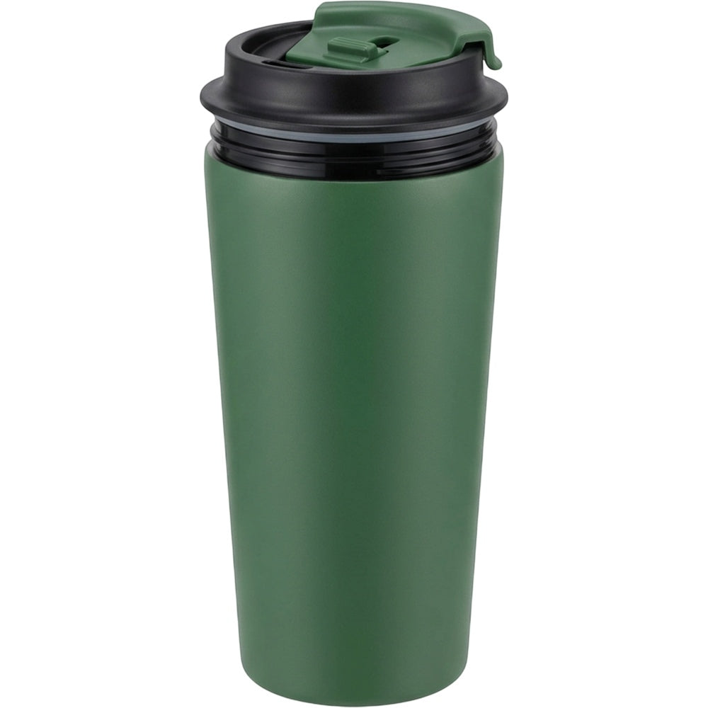 Modne Insulated Commuter Mug with Locking Flip Lid 500 ml Forest Green - Product view